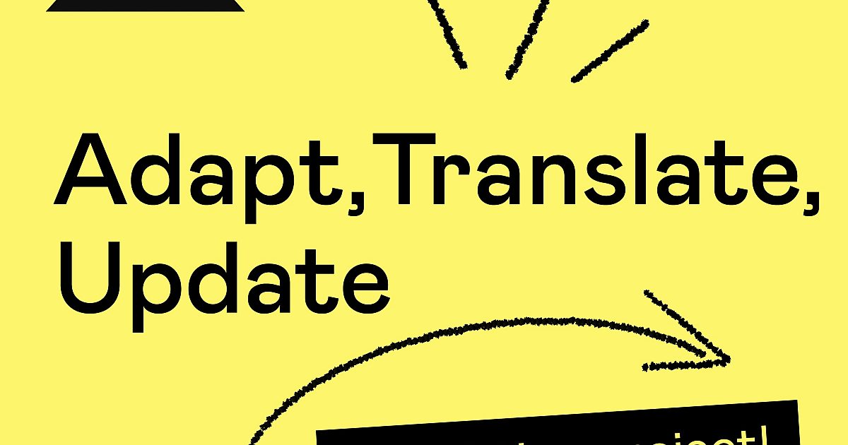 CUP | Open Call to Adapt, Translate, or Update a CUP Project